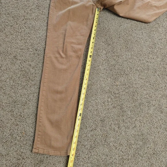Rustic Dime Mens Khaki Straight Leg Chinos Pants Casual Dress Size 36 - Picture 12 of 14